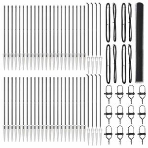 vidaXL Afrasteringspaal Grijs