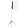 vidaXL Fotostudioset met softboxlampen en achtergronden