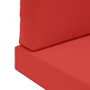 vidaXL Buiten bankkussen 3 pcs Rood Polyester