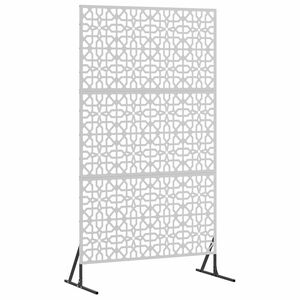 vidaXL Privacyscherm Grijs 100 x 50 x 180 cm Staal