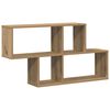 vidaXL Wandplank Muurmontage Bruin Bewerkt hout