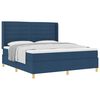 vidaXL Boxspringbed met matras met hoofdeinde Blauw 180 x 200 cm Stof