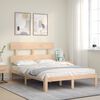 vidaXL Bedframe zonder matras massief grenenhout 140x190 cm