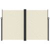 vidaXL Tuinscherm uittrekbaar 220x1200 cm crèmekleurig