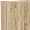 vidaXL Tv-wandmeubel met LED-verlichting 40,5x35x80 cm sonoma eiken