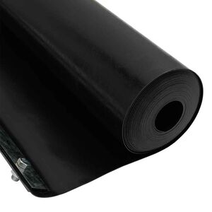 vidaXL Worteldoek Zwart 0,7 x 3 m Polyetheen
