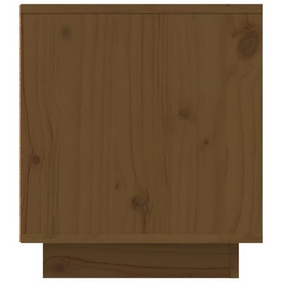vidaXL Tv-meubel 110x35x40,5 cm massief grenenhout honingbruin