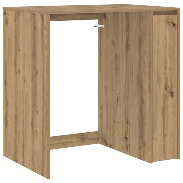 vidaXL Wasmachinekast Artisan Eiken 87 x 60 x 89 cm Bewerkt hout