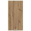 vidaXL Hangkast Ambachtelijke Eik en Wit 50 x 31 x 100 cm Bewerkt hout
