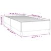 vidaXL Bedframe zonder matras 80x200 cm fluweel donkergroen