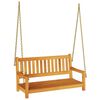 vidaXL Tuin Hangbank 2 -Seater 110 x 56 x 58,5 cm Massief Acaciahout