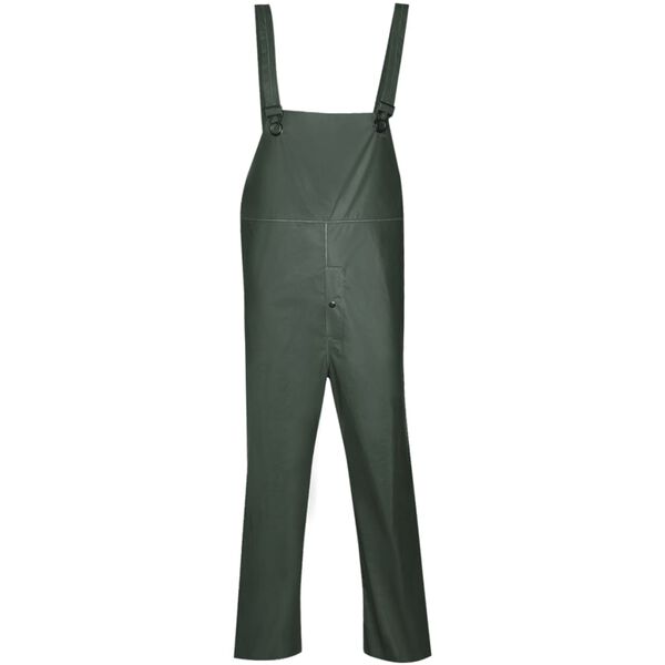 vidaXL Tweedelig regenpak waterbestendig met capuchon groen XXL