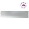 vidaXL Gazonranden 20 st 25x103 cm gegalvaniseerd staal