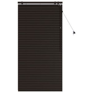 vidaXL Jaloezie Donkerbruin 70 x 160 cm 35 mm Massief Paulowniahout