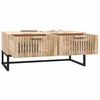 vidaXL Salontafel 80x40x35 cm bewerkt hout en ijzer