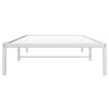 vidaXL Bedframe metaal wit 100x190 cm