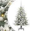 vidaXL Artificial Pre-lit Kerstboom met Ballenset Groen 120 cm