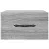 vidaXL Nachtkastjes 2 st wandgemonteerd 35x35x20 cm grijs sonoma eiken