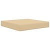 vidaXL Buiten bankkussen Beige 60 x 60 x 8 cm Polyester