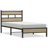 vidaXL Bedframe zonder matras hout sonoma eikenkleurig 90x200 cm
