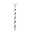 vidaXL Boot touw 6 mm 25 m polypropyleen wit