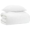 vidaXL Dekbedset met kussen Wit 137 x 200 cm Katoen, Bamboe, Polyester