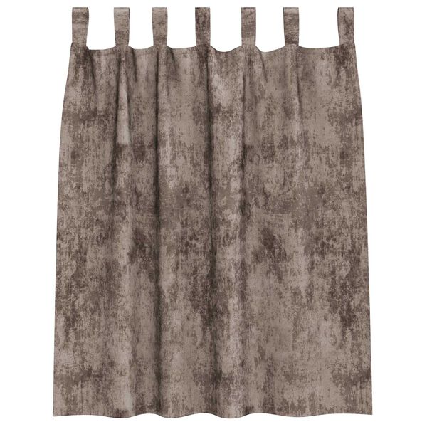 vidaXL Velvet Gordijnen 2 pcs Cappuccino 140 x 140 cm Fluweel
