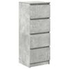 vidaXL Dressoir 37,5x35x99 cm spaanplaat betongrijs