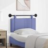 vidaXL Hangend Hoofdeinde Effen Jeans Blauw 90 x 55 x 5 cm Stof