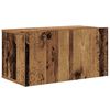 vidaXL Tv-meubelset Wandgemonteerd 4 pcs Oud Hout Bewerkt hout
