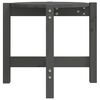 vidaXL Salontafel &Oslash; 52,5x45 cm massief grenenhout grijs