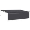 vidaXL Uitschuifbare luifel Antraciet 450 &times; 300 cm