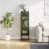 vidaXL Hoge kast 36x39x123 cm koudgewalst staal olijfgroen