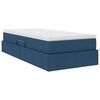 vidaXL Opslag bed met matras met matras Blauw 100 x 200 cm Polyester
