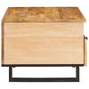vidaXL Salontafel Artisan Eiken 80 x 54 x 40 cm Massief Mango Hout