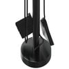 vidaXL 5-delige openhaardgereedschapset 18x56 cm staal