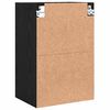 vidaXL Hangkast met plank Zwart eiken 40 x 29,5 x 60 cm Bewerkt hout