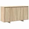 vidaXL Dressoir Sonoma Eiken 135 x 41 x 75 cm Bewerkt hout
