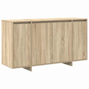 vidaXL Dressoir Sonoma Eiken 135 x 41 x 75 cm Bewerkt hout