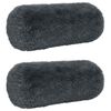 vidaXL Kussensloop 2 pcs HEERLEN Antracietkleurig &Oslash; 15 x 40 cm