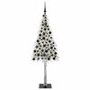 vidaXL Kerstboom met 300 LED met standaard Wit 180 cm PE en staal