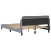vidaXL Bedframe "Dover" stof lichtgrijs 140x190 cm