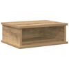 vidaXL Nachtkastje 2 pcs Artisan Eiken 40 x 31 x 15 cm Bewerkt hout