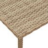 vidaXL Tuin salontafel rechthoekig 40x40x37 cm poly rattan beige