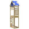vidaXL Speeltoren Bruin 52,5 x 85 x 265 cm Massief ge&iuml;mpregneerd hout