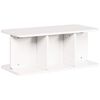 vidaXL Salontafel Wit 80 x 39,5 x 33,5 cm Massief grenenhout