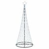 vidaXL LED Kerstboom Koudwit 250 cm Metaal