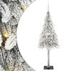 vidaXL Kerstboom met 150 LED met standaard Wit 150 cm PE en staal