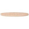 vidaXL Tafelblad rond &Oslash;90x4 cm onbehandeld massief eikenhout