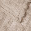 vidaXL Gooi Deken Beige 240 x 220 cm Fleece